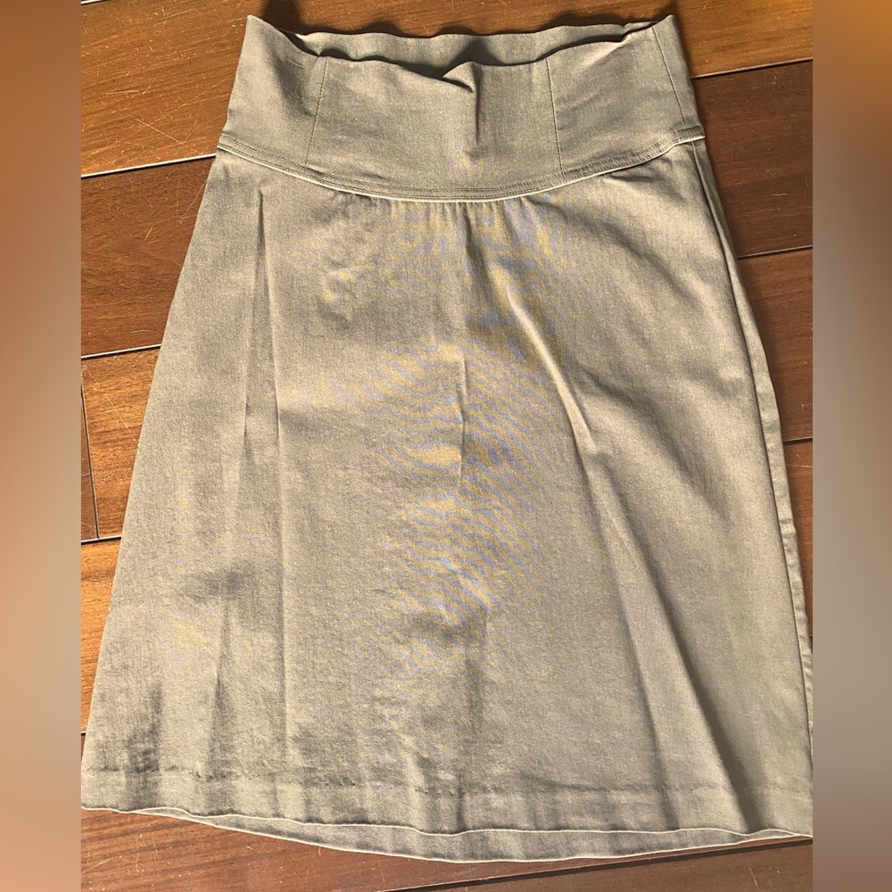 Japanese Weekend Office Maternity Skirt with Pockets